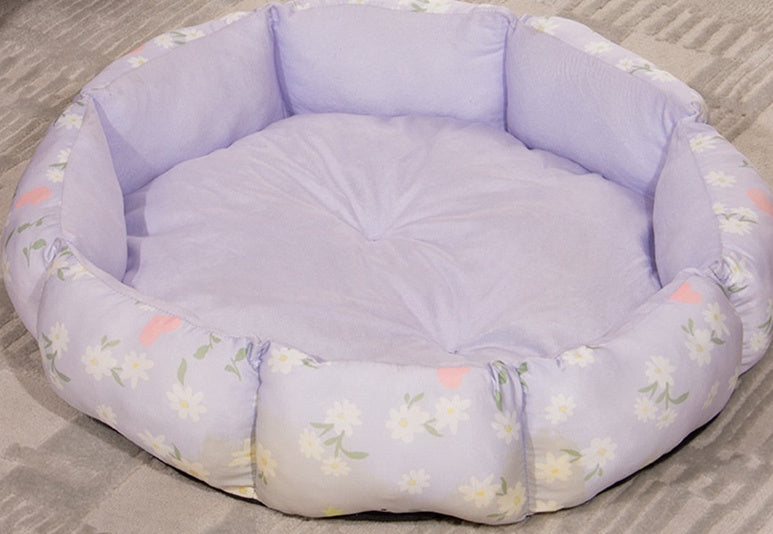 Universal Octagonal Pet Cage Bed with Fleece Lining β Cozy & Washable