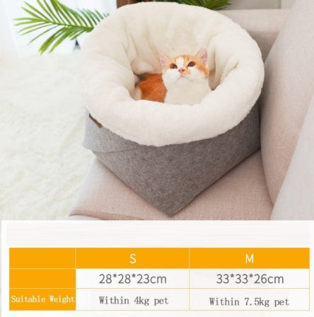 cozy pet bed