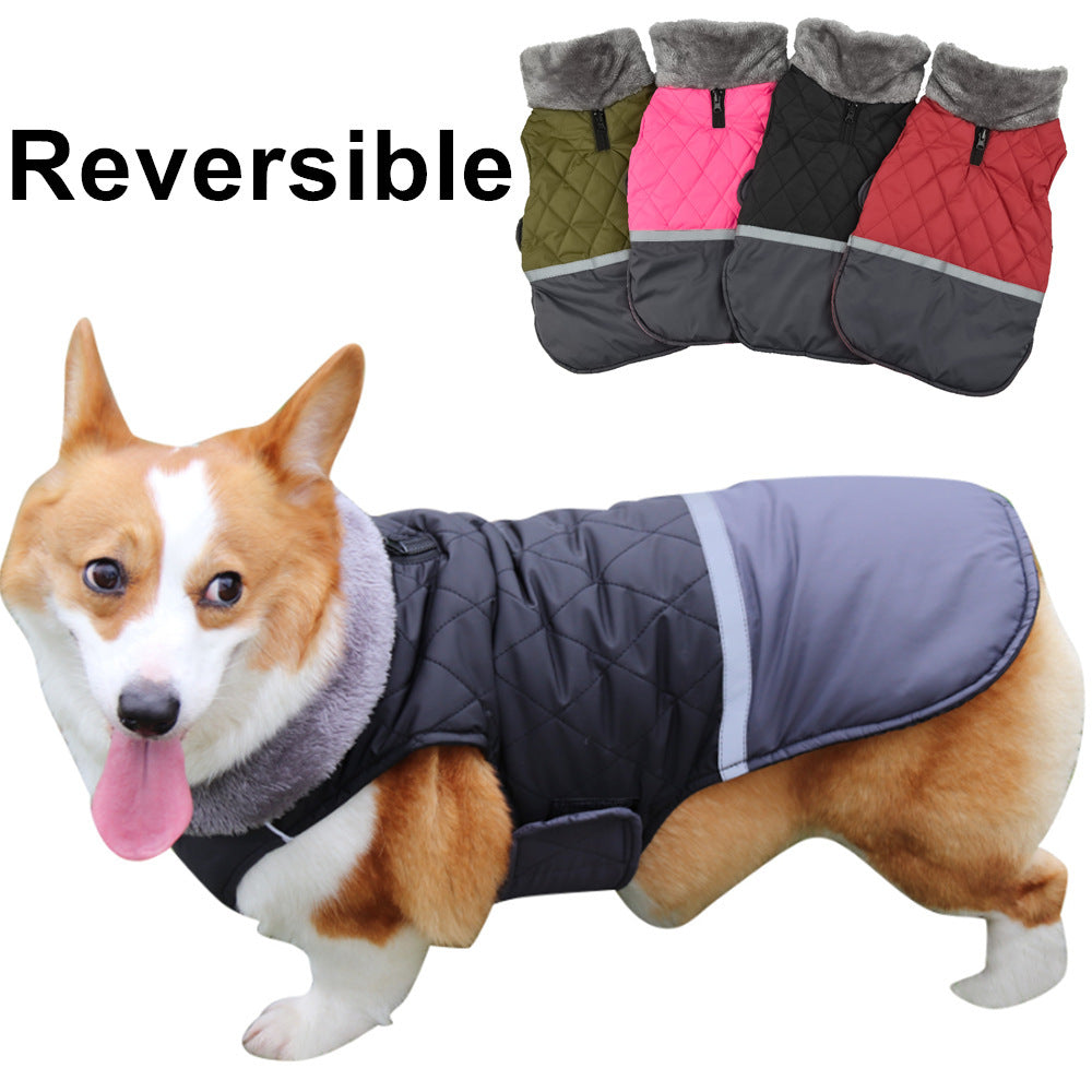 Premium Reversible Waterproof Pet Jacket