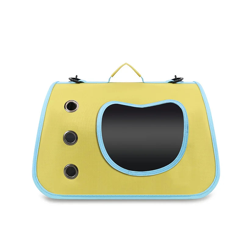 Outdoor Pet Carrier Bag – Portable & Comfortable Shoulder Bag for Small Pets