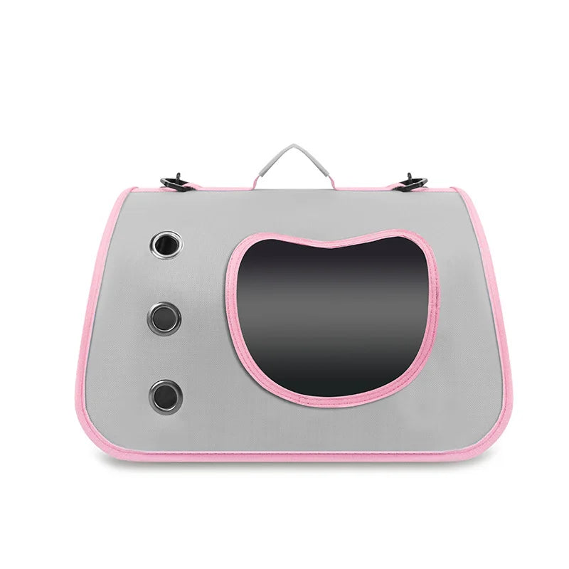 Outdoor Pet Carrier Bag – Portable & Comfortable Shoulder Bag for Small Pets