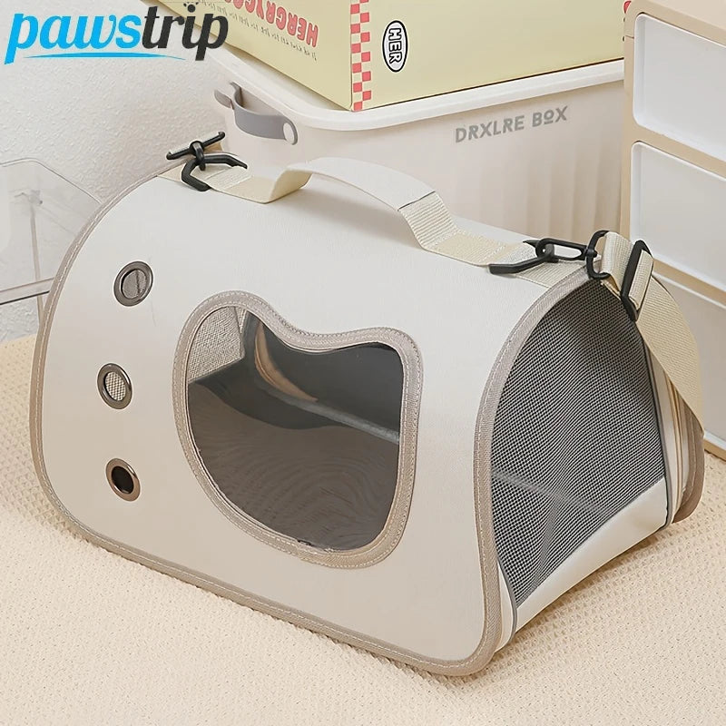 Outdoor Pet Carrier Bag – Portable & Comfortable Shoulder Bag for Small Pets