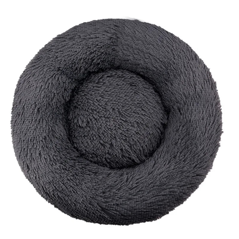 2025 New Washable Round Plush Pet Bed β Cozy Comfort for Dogs & Cats