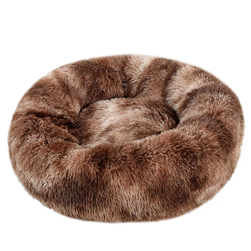 2025 New Washable Round Plush Pet Bed β Cozy Comfort for Dogs & Cats