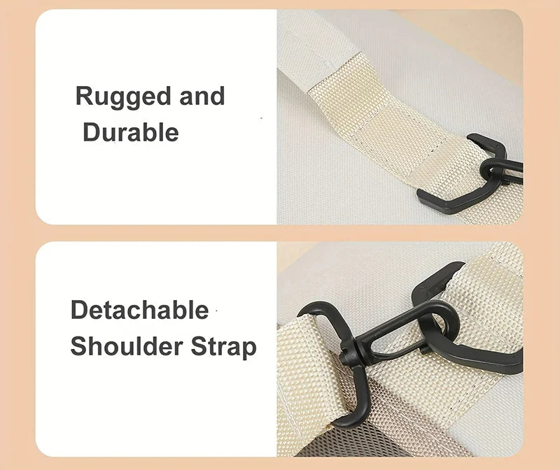 Outdoor Pet Carrier Bag – Portable & Comfortable Shoulder Bag for Small Pets