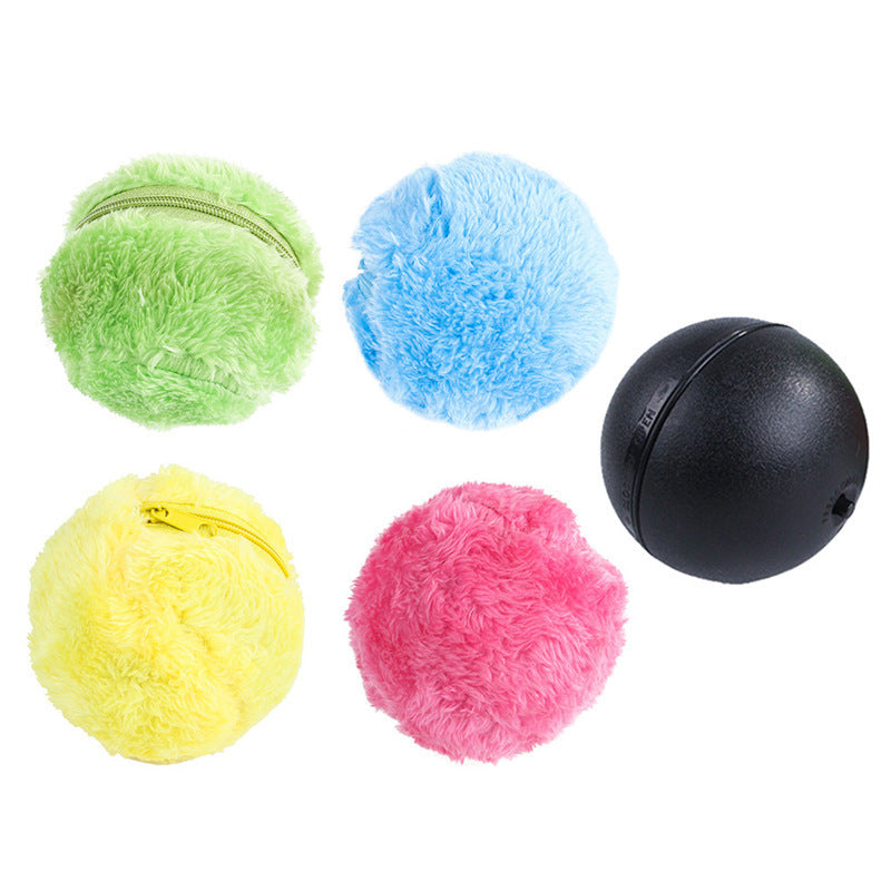 Smart Electric Plush Ball – Interactive Stress-Relief Toy for Pets