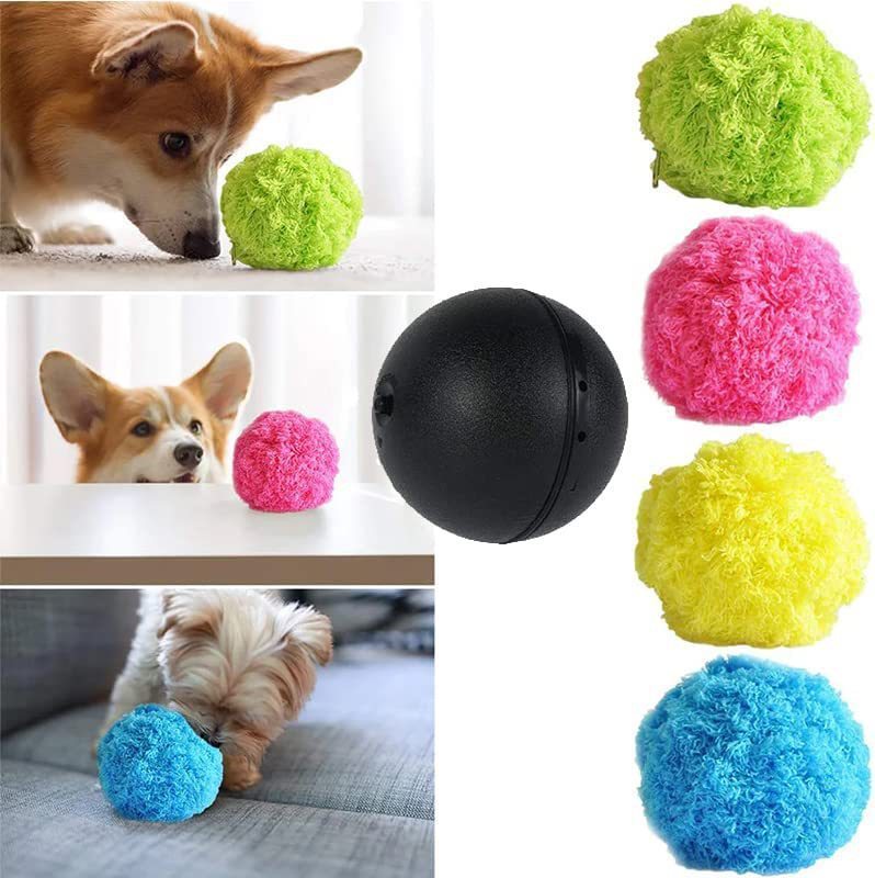 Smart Electric Plush Ball – Interactive Stress-Relief Toy for Pets