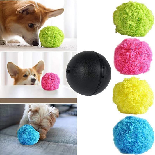 Smart Electric Plush Ball – Interactive Stress-Relief Toy for Pets