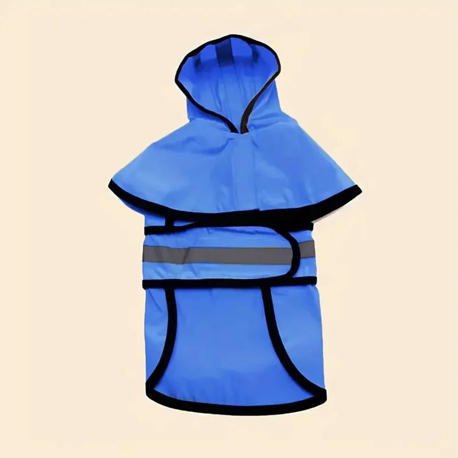 🌧️ Adjustable Waterproof & Windproof Dog Raincoat – Keep Your Pet Dry & Comfortable