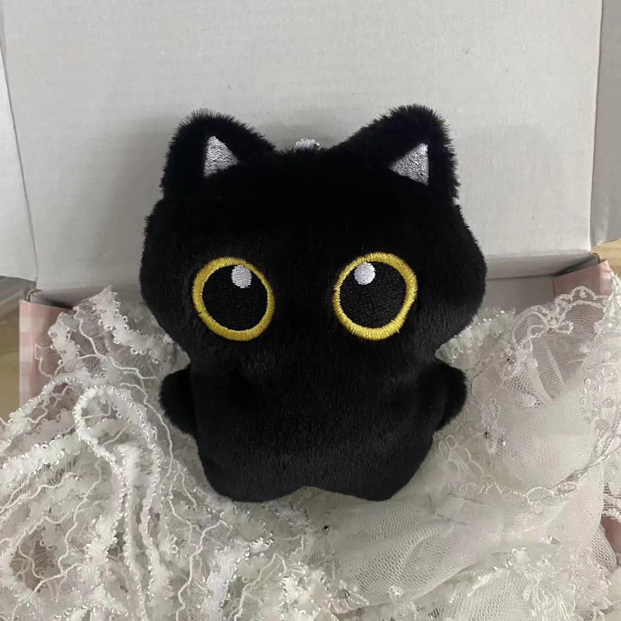 Cute Black Cat Plush Toy Doll