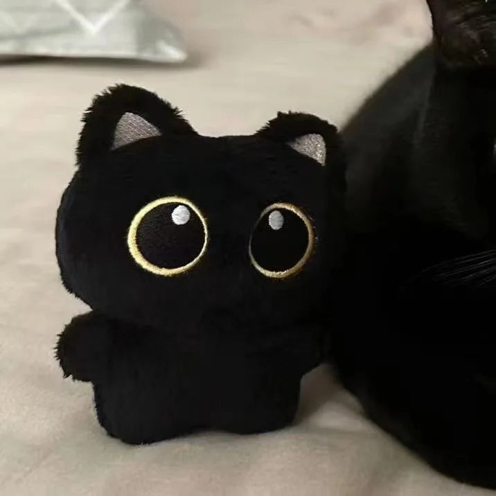 Cute Black Cat Plush Toy Doll