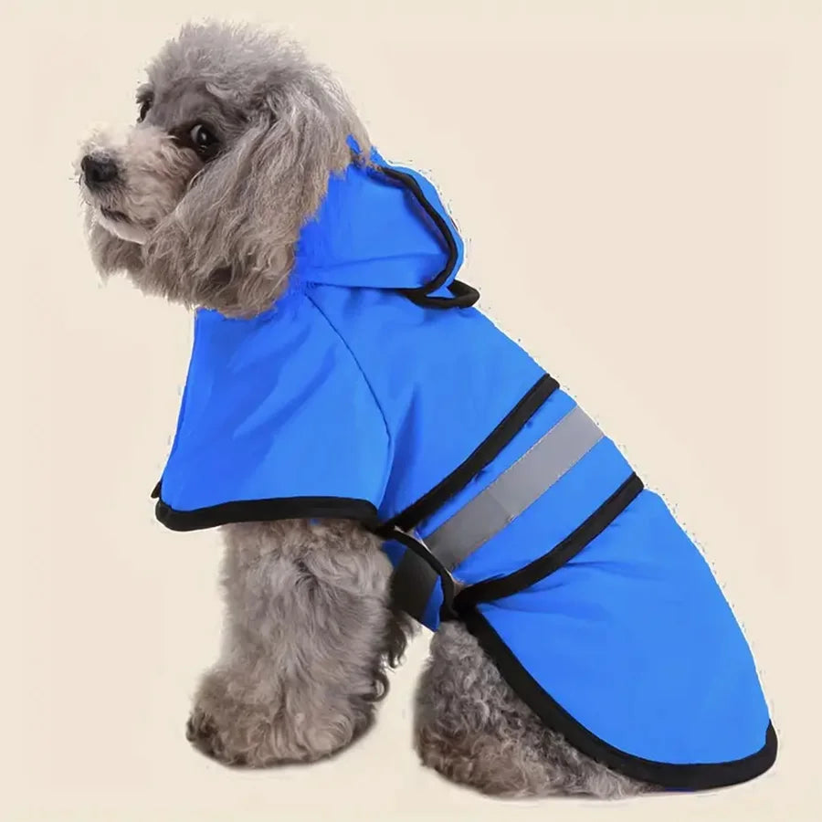 🌧️ Adjustable Waterproof & Windproof Dog Raincoat – Keep Your Pet Dry & Comfortable