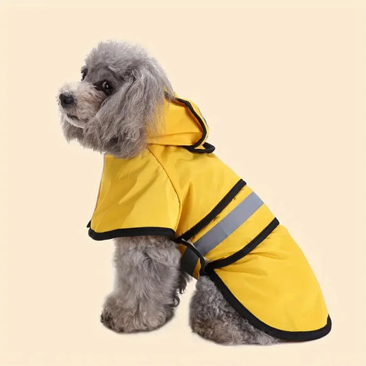 🌧️ Adjustable Waterproof & Windproof Dog Raincoat – Keep Your Pet Dry & Comfortable