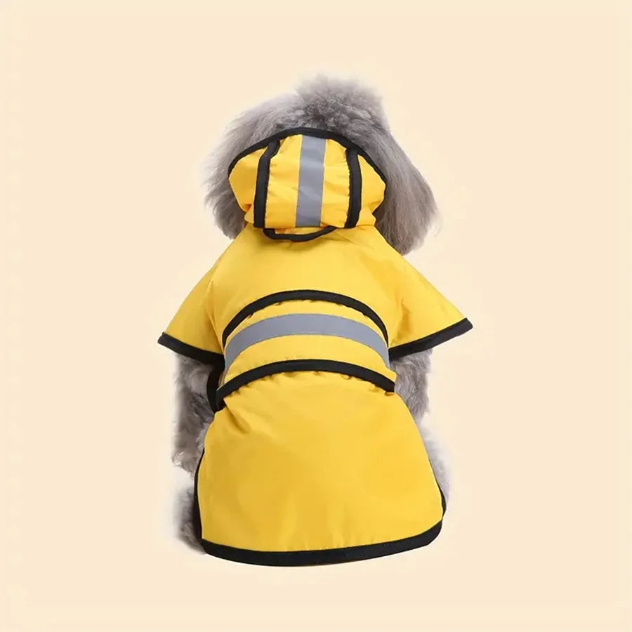 🌧️ Adjustable Waterproof & Windproof Dog Raincoat – Keep Your Pet Dry & Comfortable