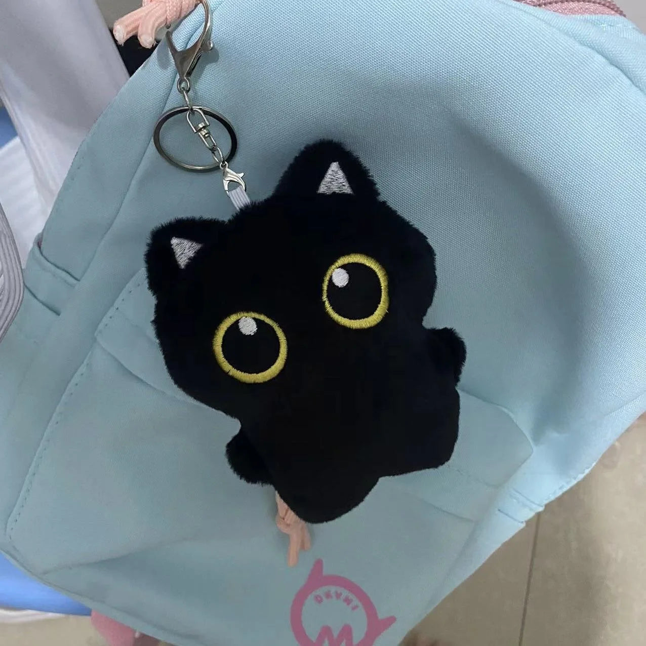 Cute Black Cat Plush Toy Doll