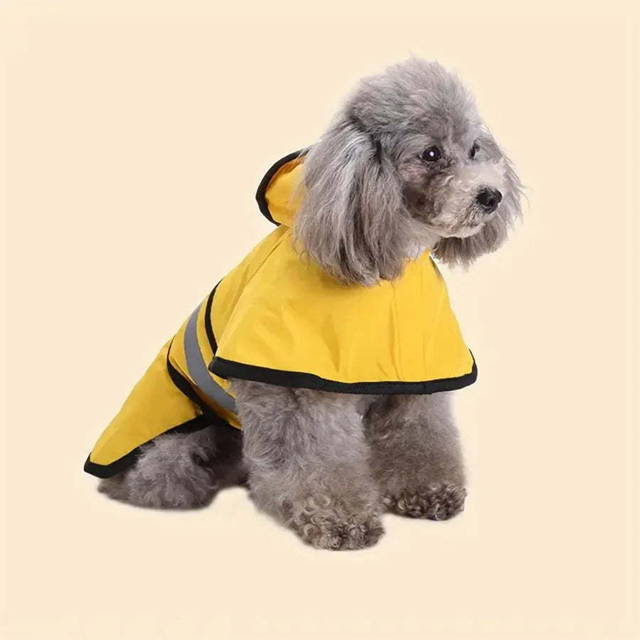🌧️ Adjustable Waterproof & Windproof Dog Raincoat – Keep Your Pet Dry & Comfortable
