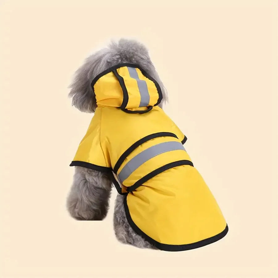 🌧️ Adjustable Waterproof & Windproof Dog Raincoat – Keep Your Pet Dry & Comfortable